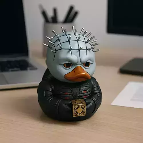 Rubber Duck - Pinhead model - Halloween - 3D print