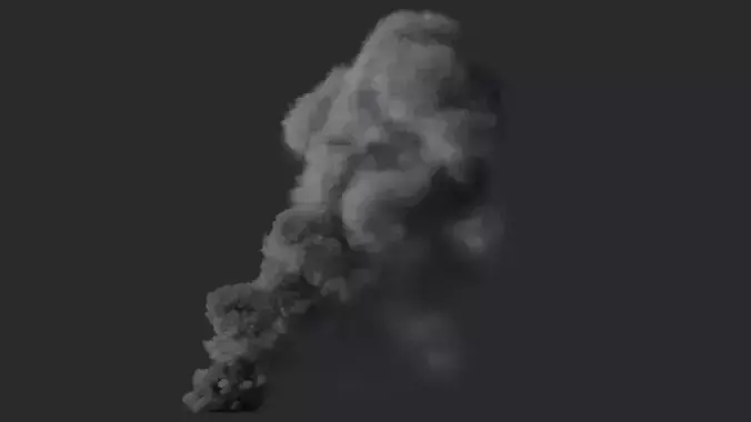 3D High Res Smoke Animation 3D model