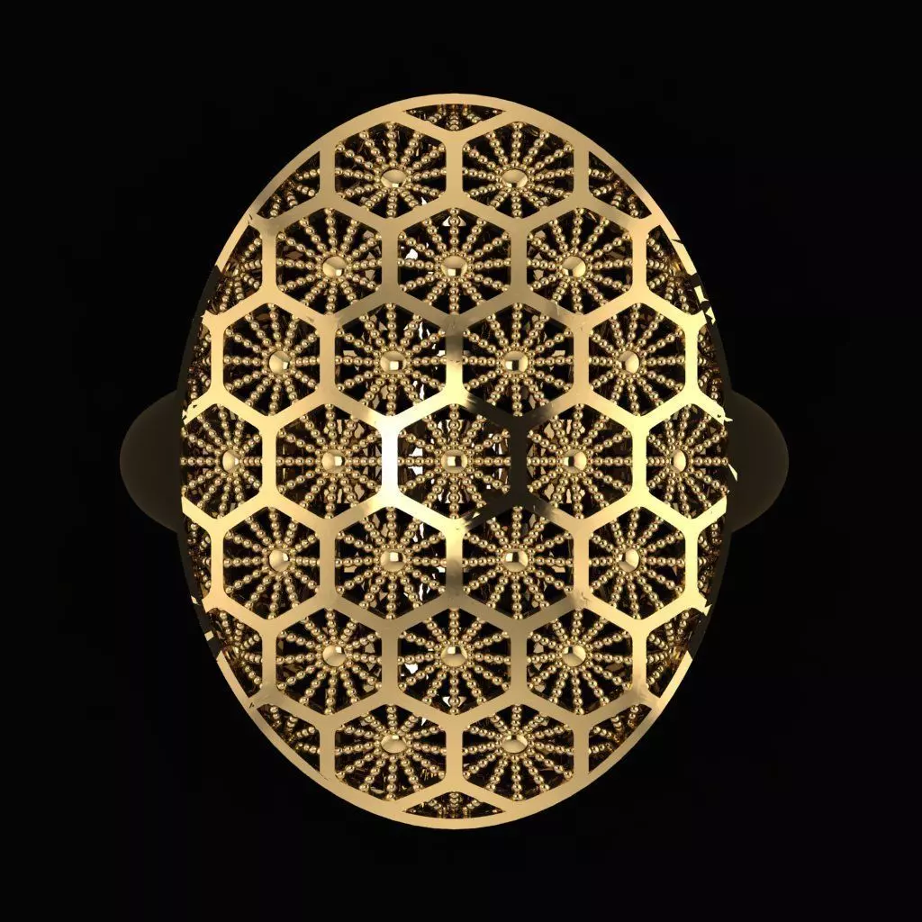 Minimalist Turkish Ring 3D print model_1