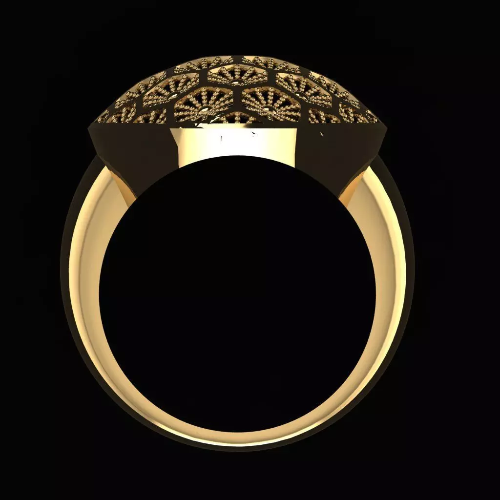 Minimalist Turkish Ring 3D print model_2