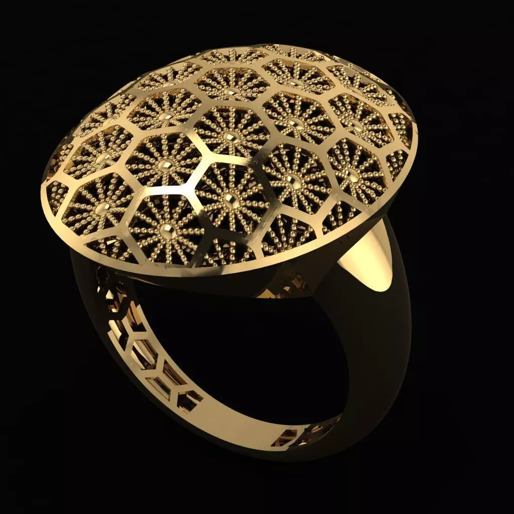 Minimalist Turkish Ring 3D print model_0