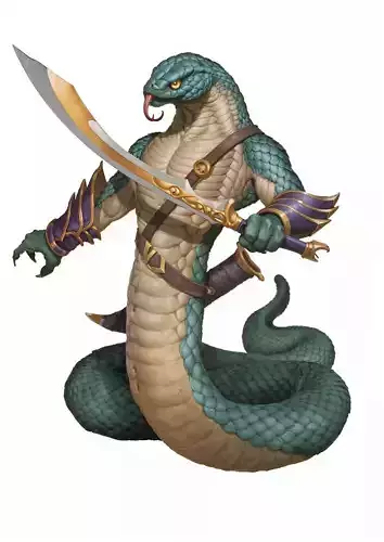 Yuan ti 3d printing model Yuan-ti   3D model