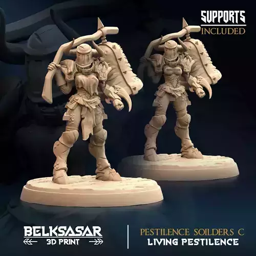 Pestilence Soilders C Nude and Normal