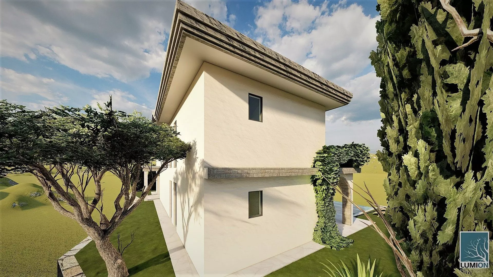 luxury villa design 3D model_15