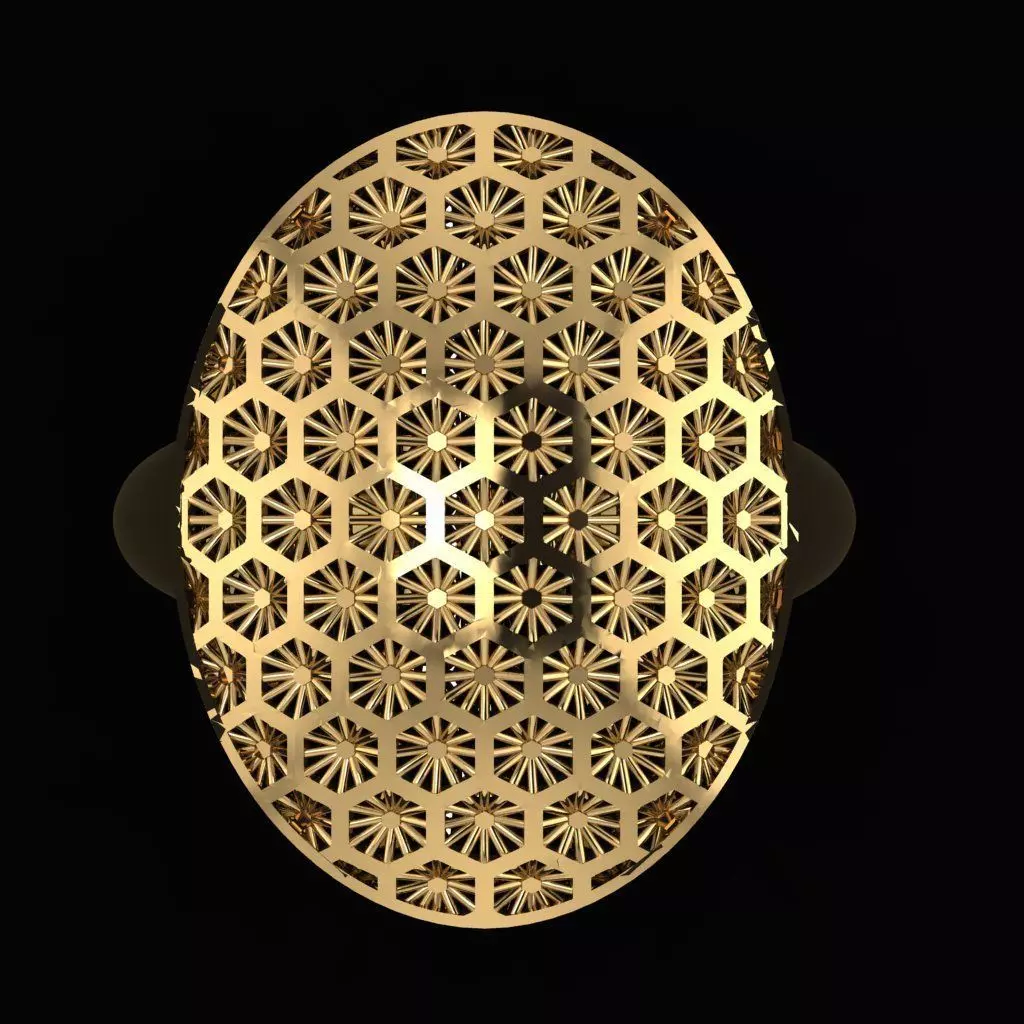 Minimalist Turkish Ring 3D print model_1