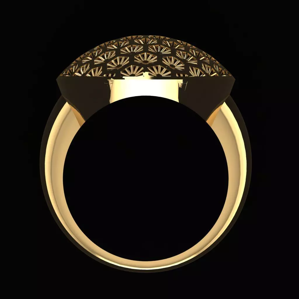 Minimalist Turkish Ring 3D print model_2