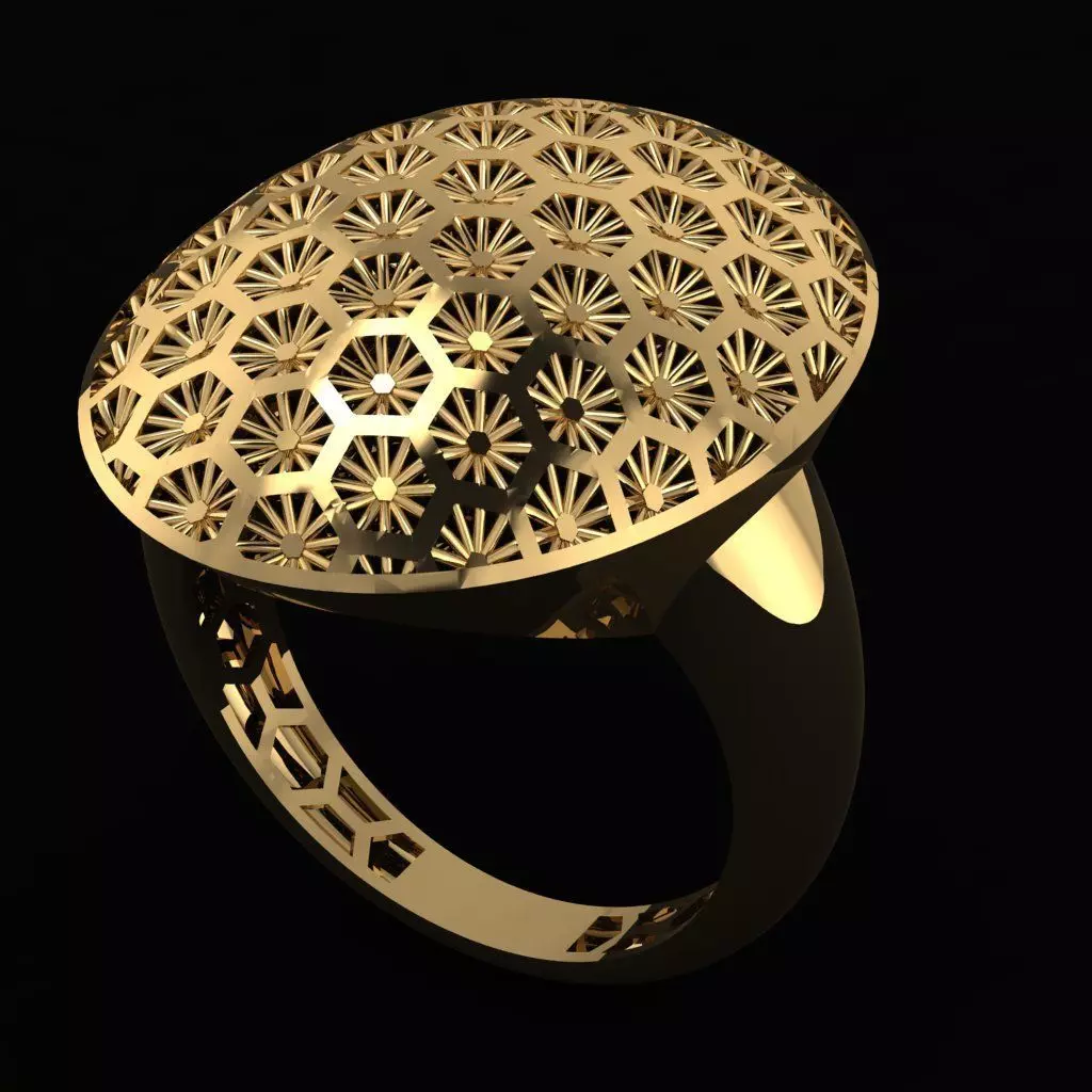 Minimalist Turkish Ring 3D print model_0