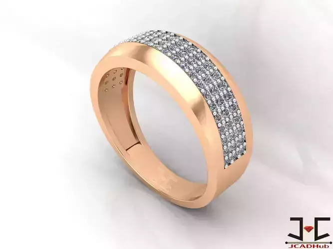 0269 - Diamond Gents Ring - JCADHub