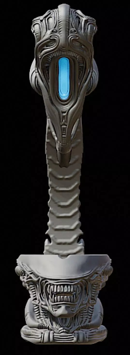 Giger Style Ashtray 3D print model