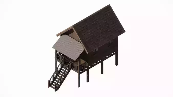 Thai Isan Stilt House Traditional