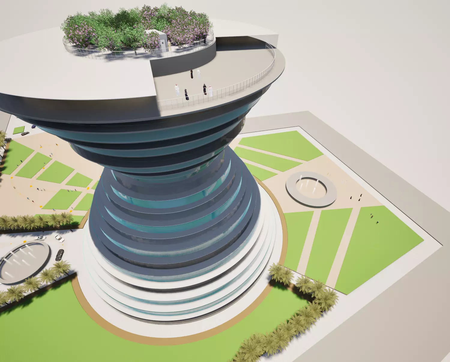 22-Story Luxury Tower Design Pack 3D model_0