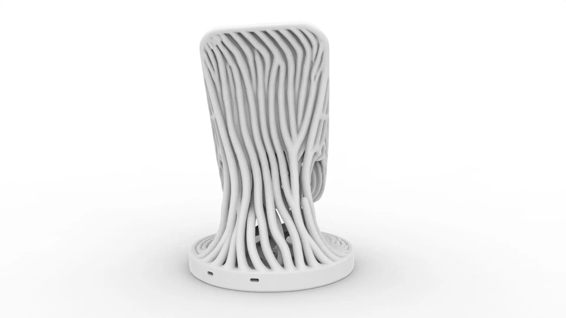 Organic Phone Stand 3D Printable 3D print model_3