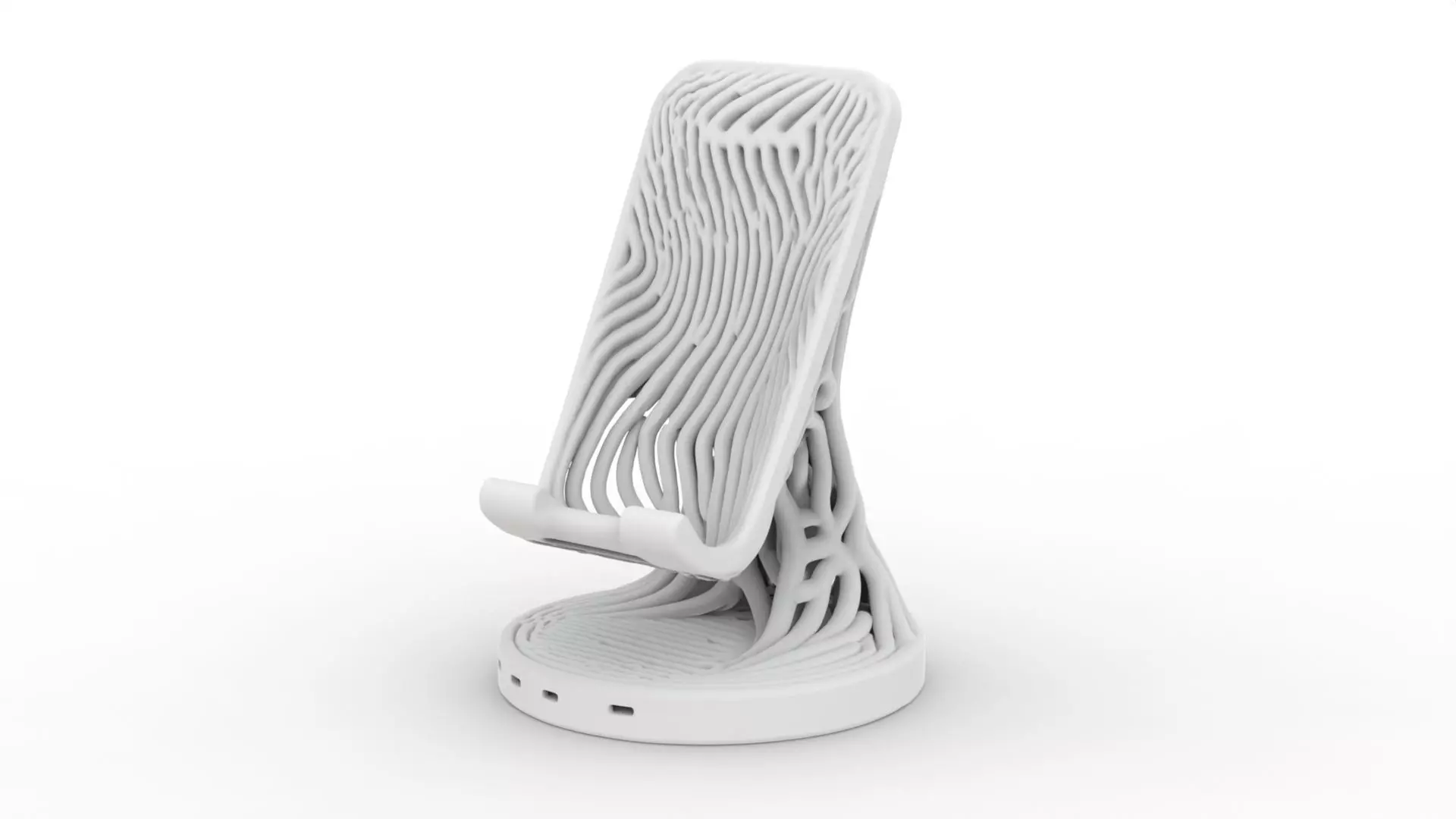 Organic Phone Stand 3D Printable 3D print model_1