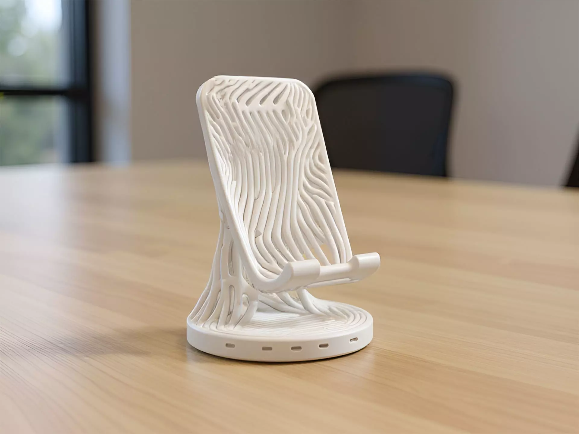 Organic Phone Stand 3D Printable 3D print model_0