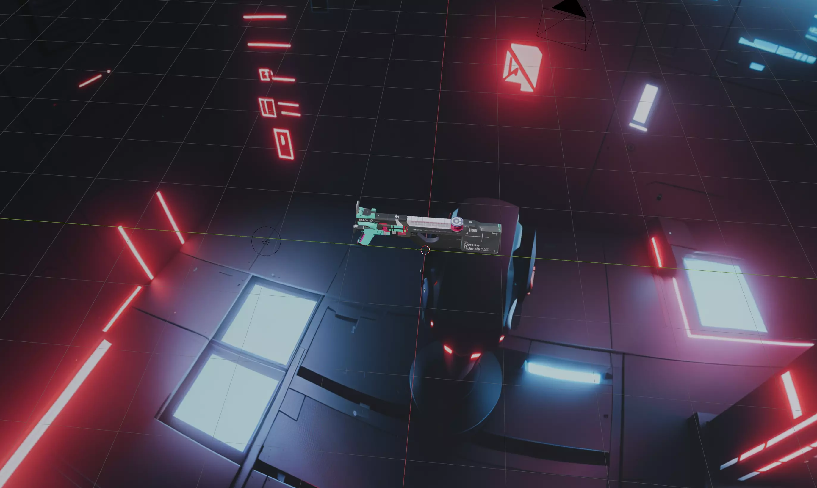 Retro Sci-Fi Pistol 3D model_2