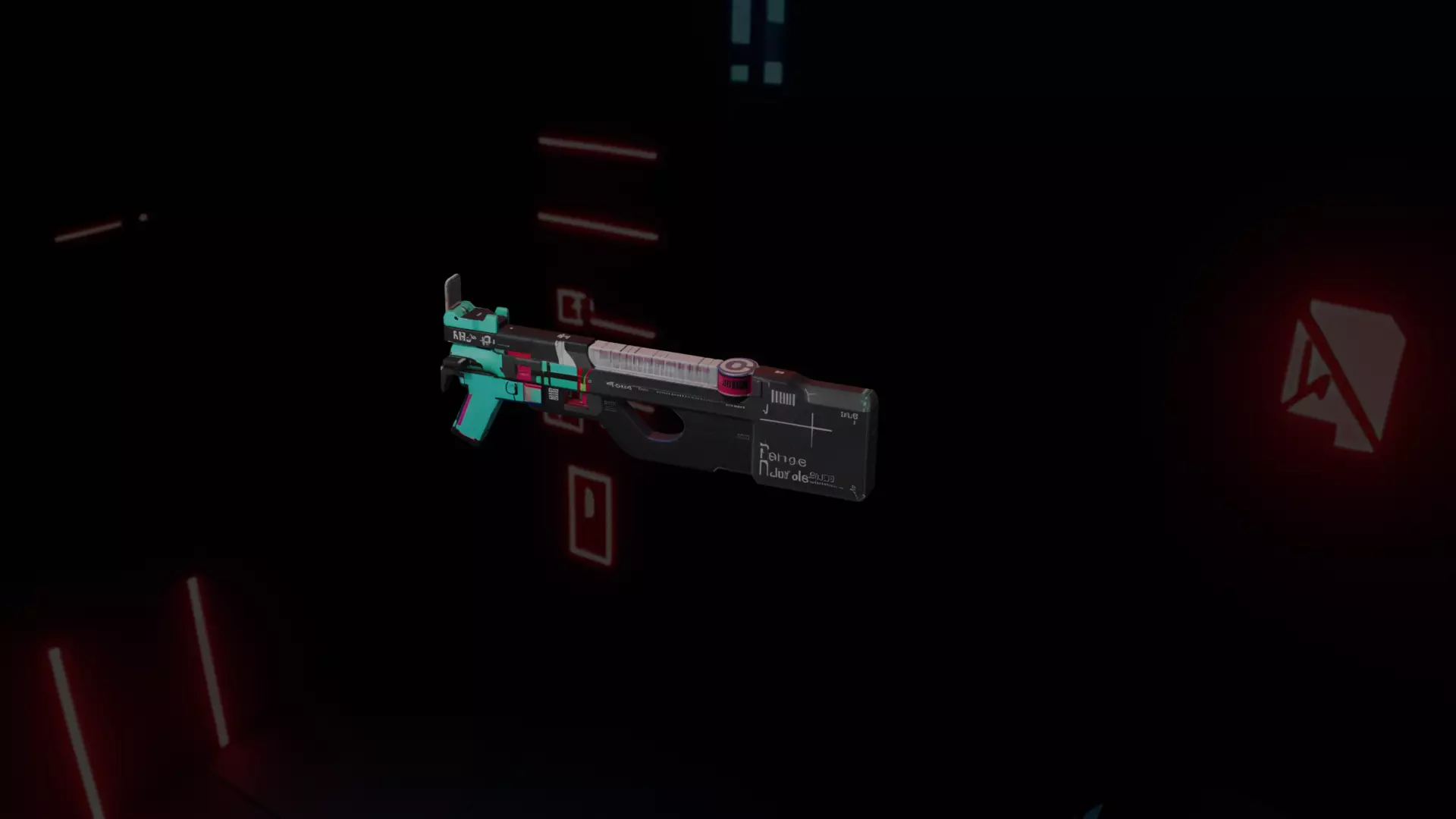 Retro Sci-Fi Pistol 3D model_1