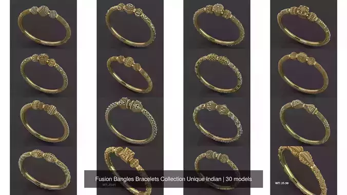 Fusion Bangles Bracelets Collection Unique Indian