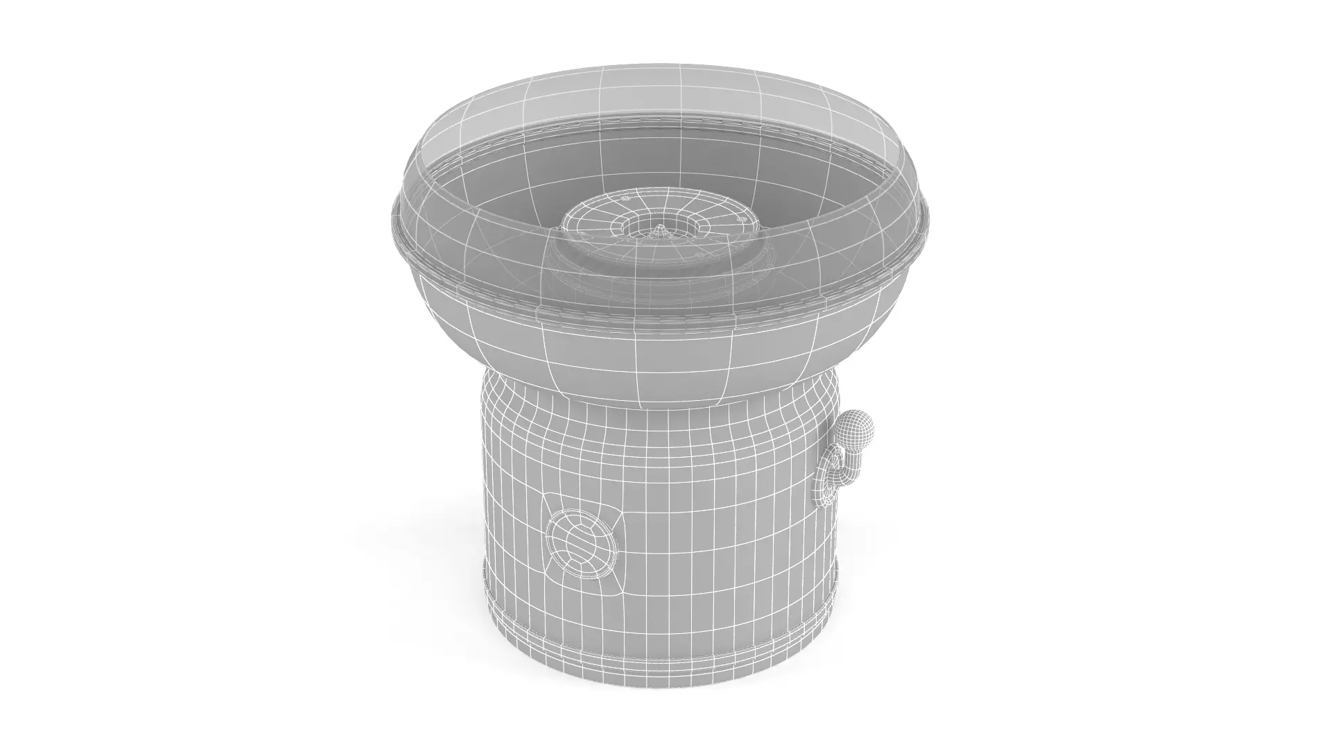 Cotton Candy Maker 3D model_9