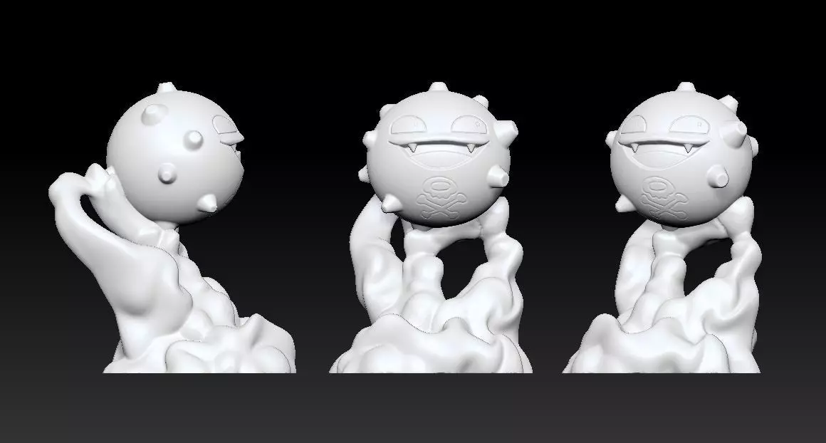 POKEMON KOFFING 3D model_3
