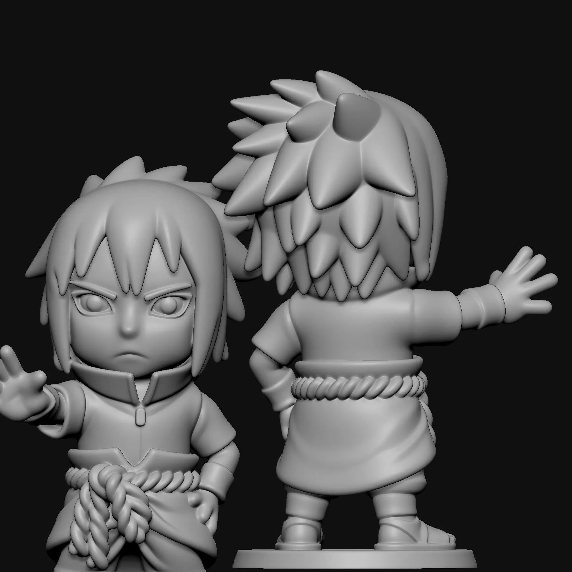 Sasuke Naruto 3D print model_4