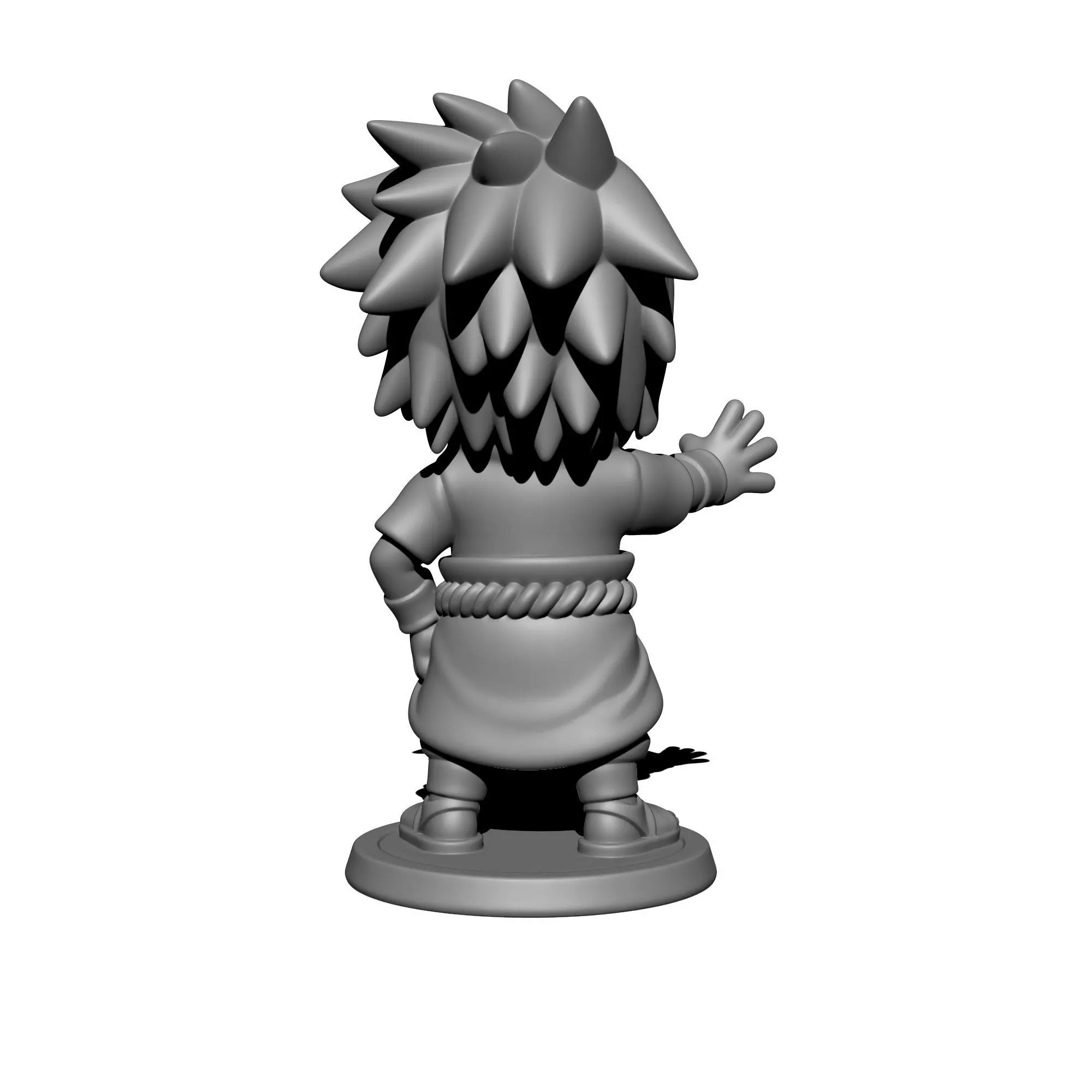 Sasuke Naruto 3D print model_7