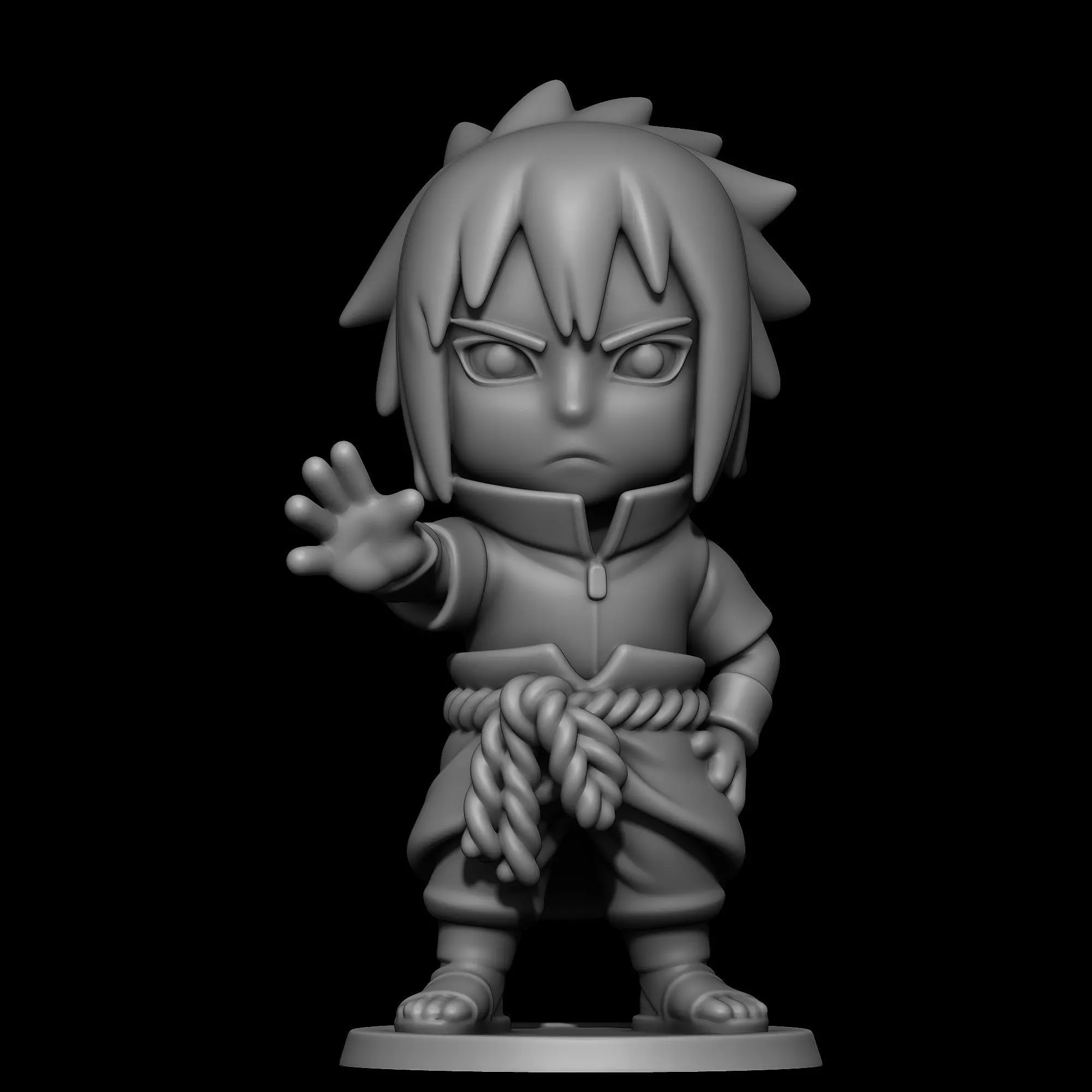 Sasuke Naruto 3D print model_1