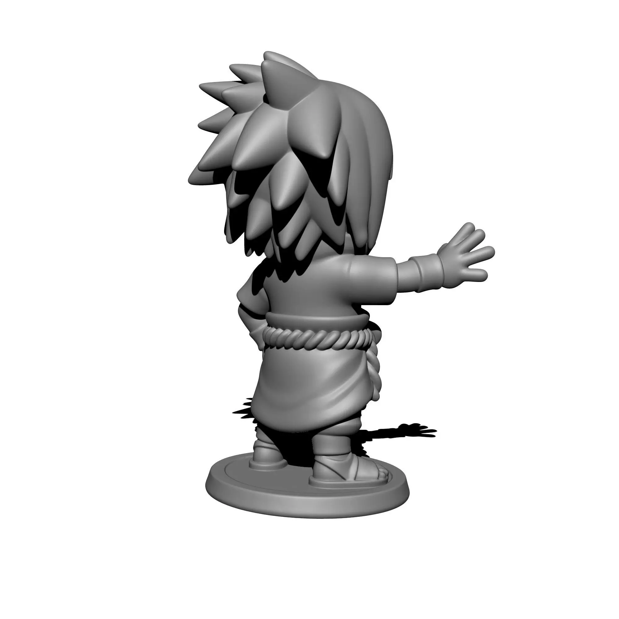 Sasuke Naruto 3D print model_9