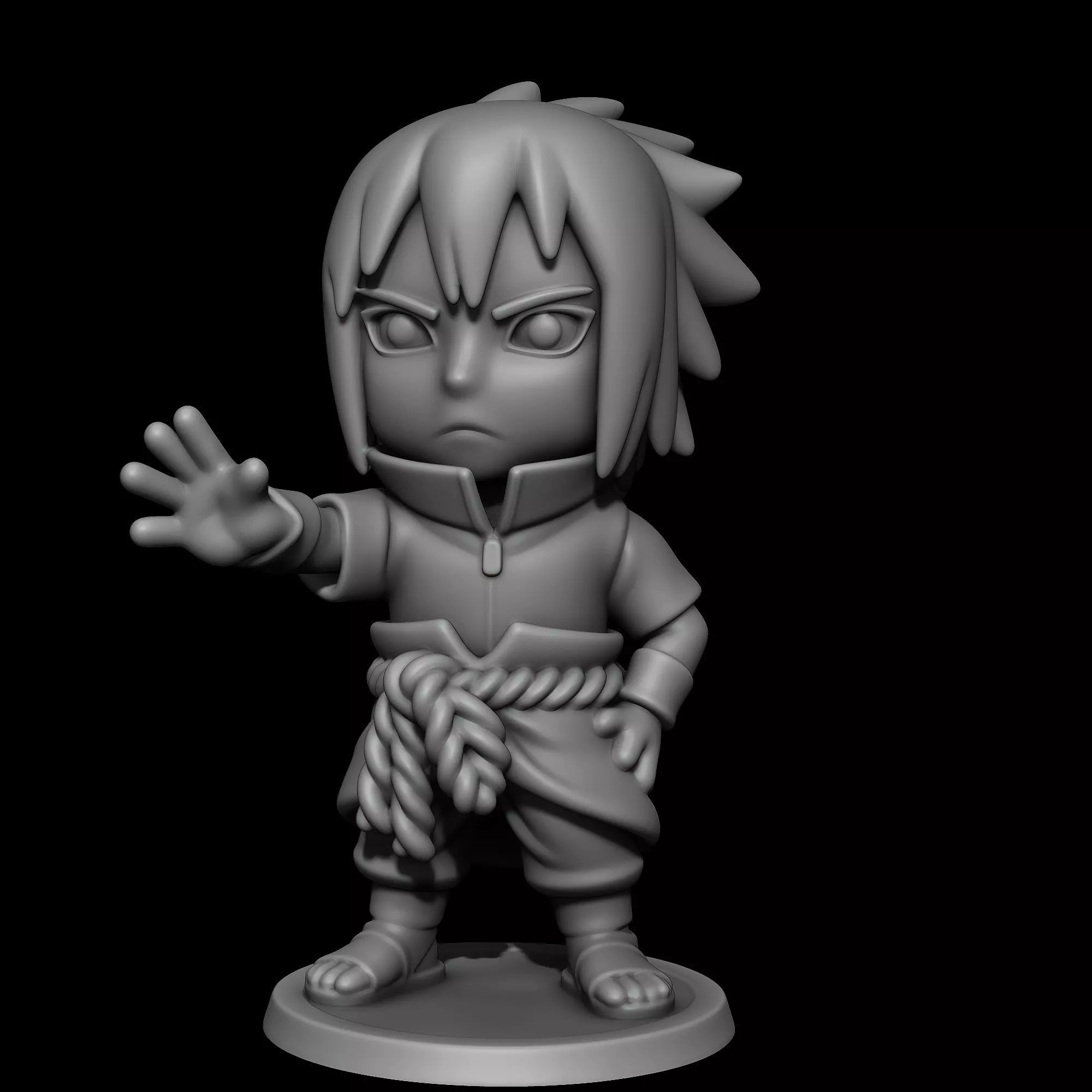 Sasuke Naruto 3D print model_5