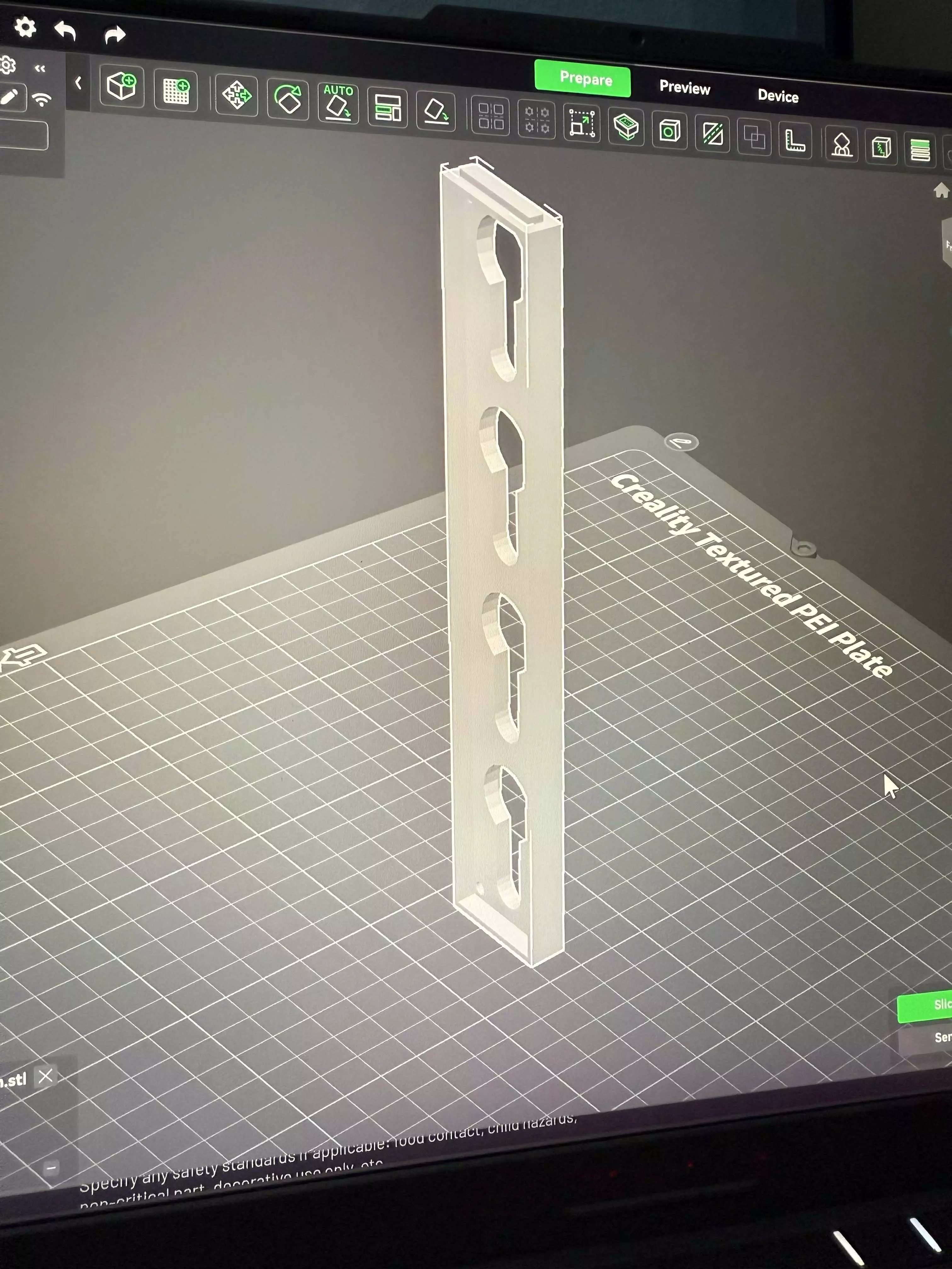 Keyhole Mounting Bracket Wall Mount Universal 3D print model_2