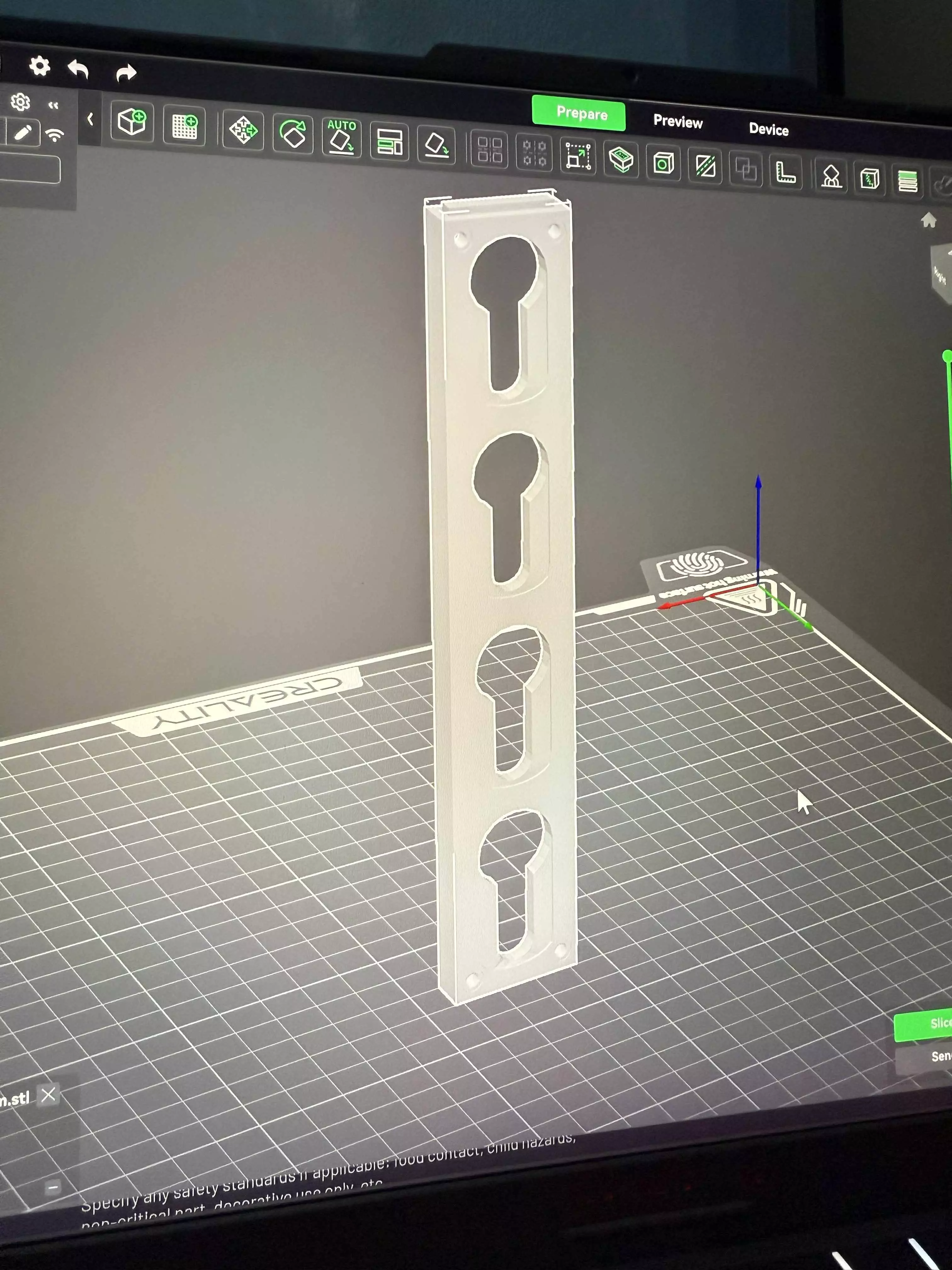 Keyhole Mounting Bracket Wall Mount Universal 3D print model_3