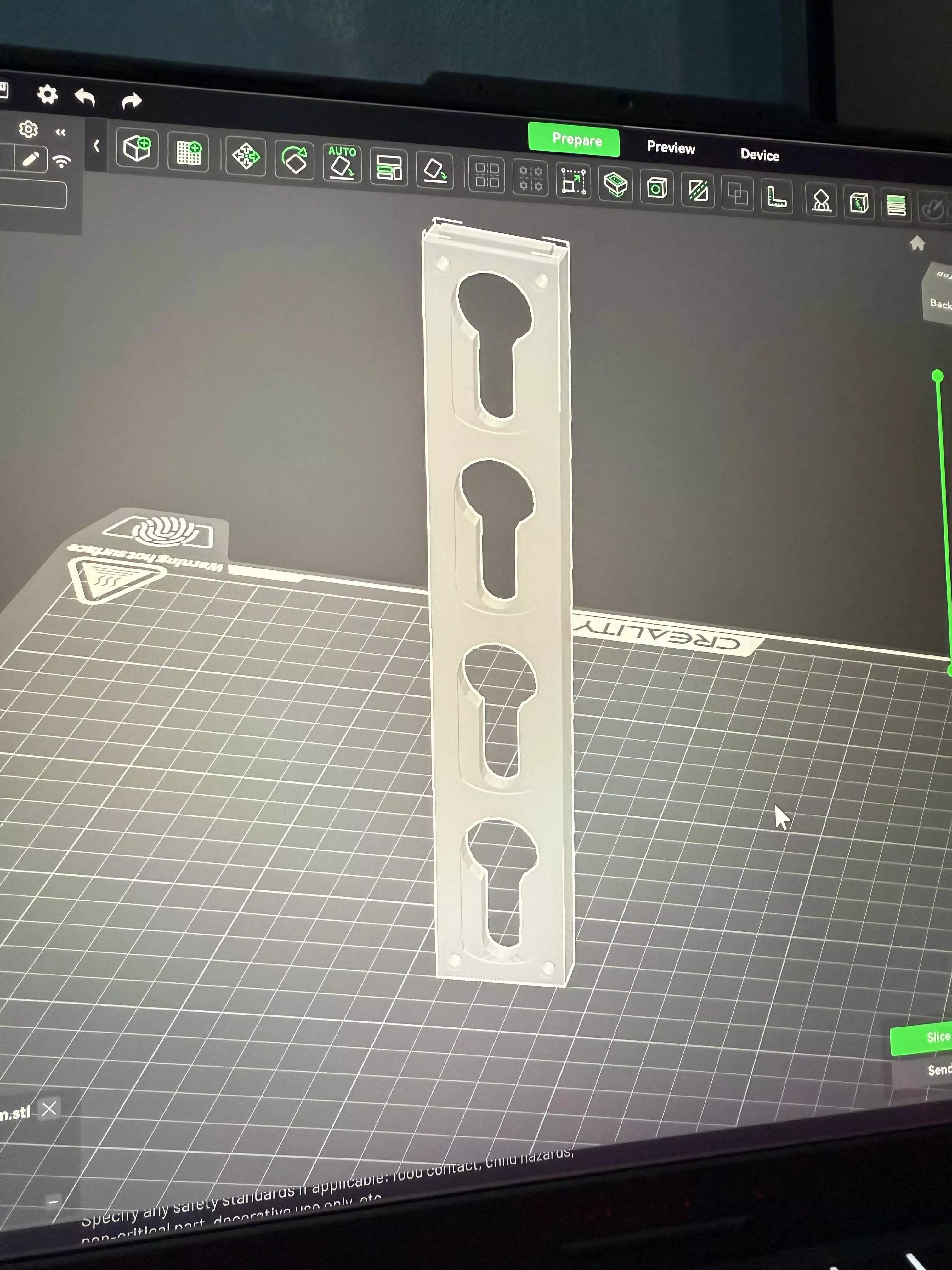 Keyhole Mounting Bracket Wall Mount Universal 3D print model_5