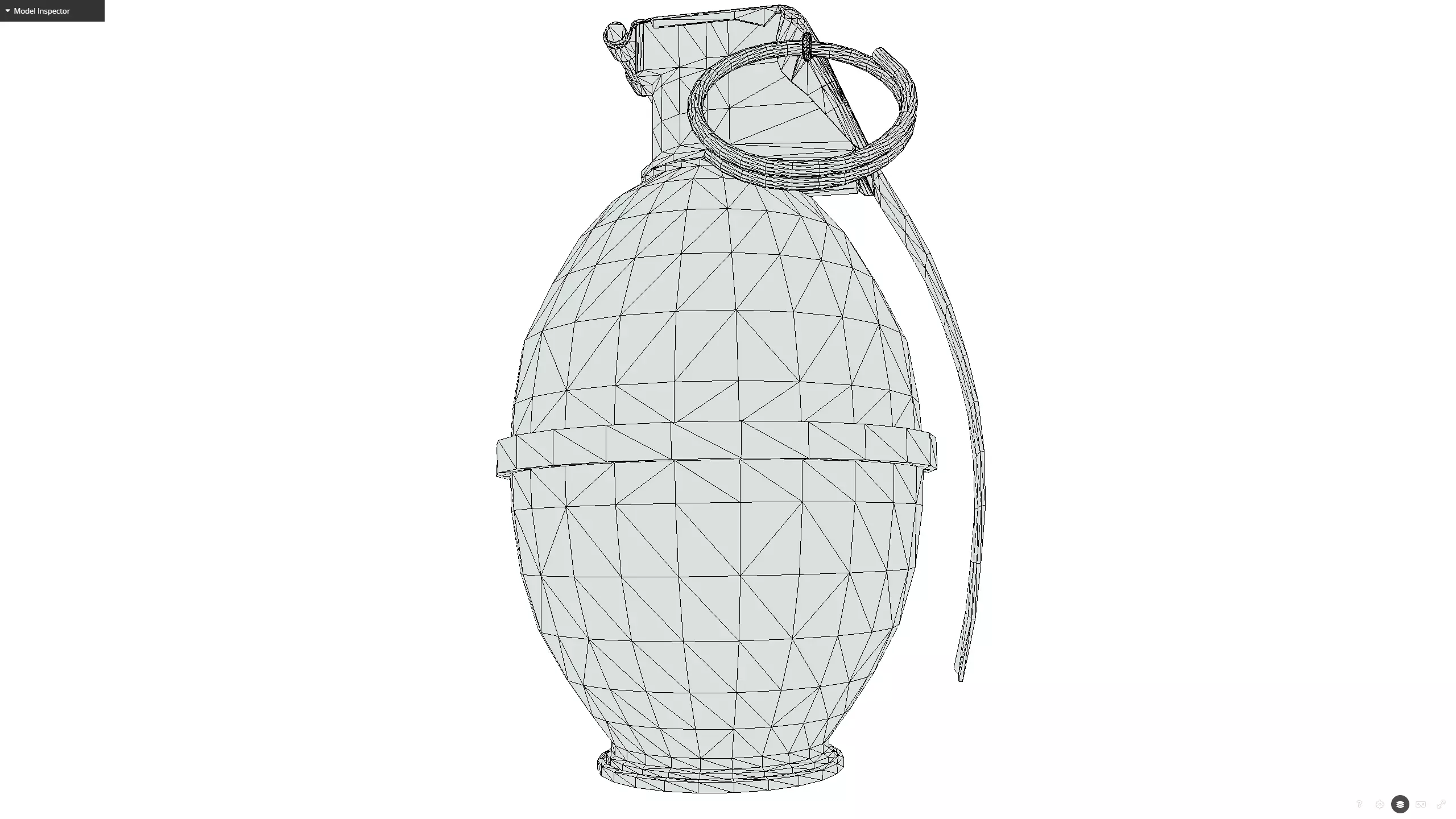 M26 grenade Low-poly 3D model_10
