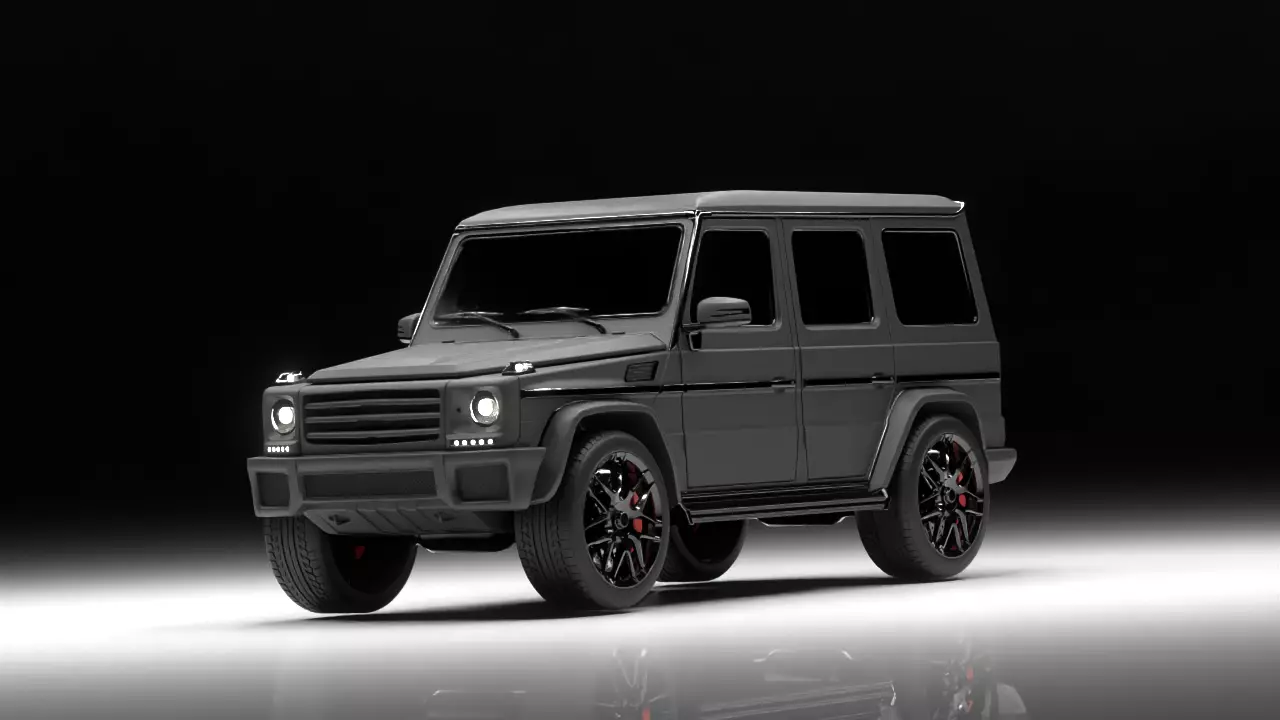 Mercedes G-Class G63 AMG Style 3D Printable Rigged SUV 3D print model