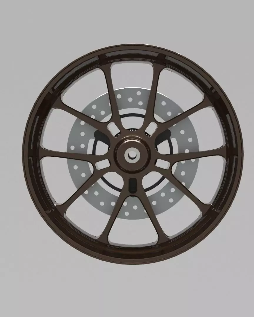 Motorcycle wheels 3D model_5