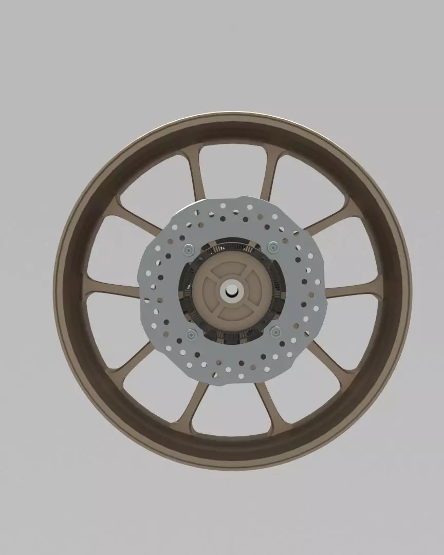 Motorcycle wheels 3D model_10