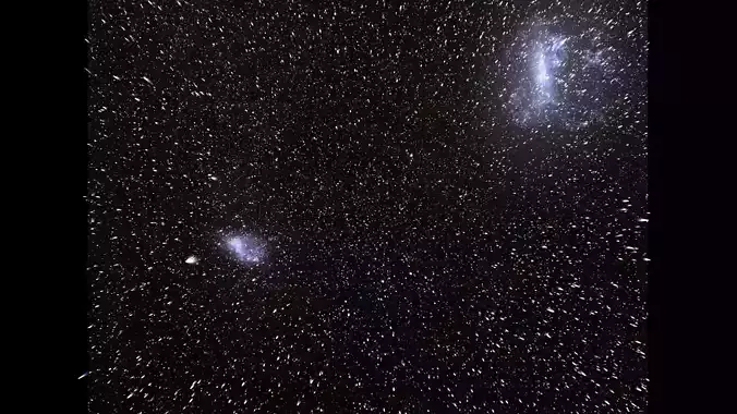 Magellanic Clouds 3D model
