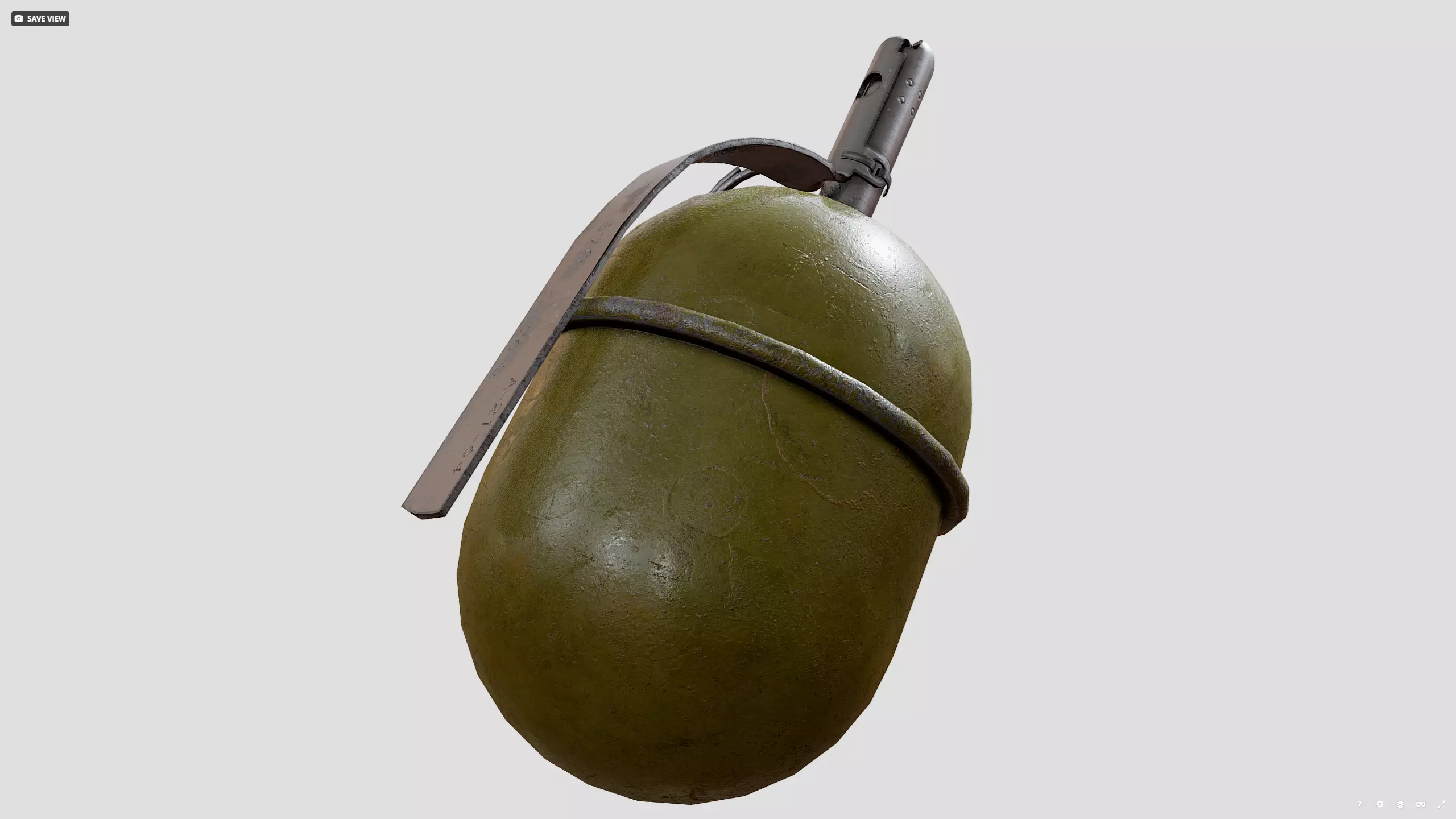 RGD5 grenade Low-poly 3D model_3