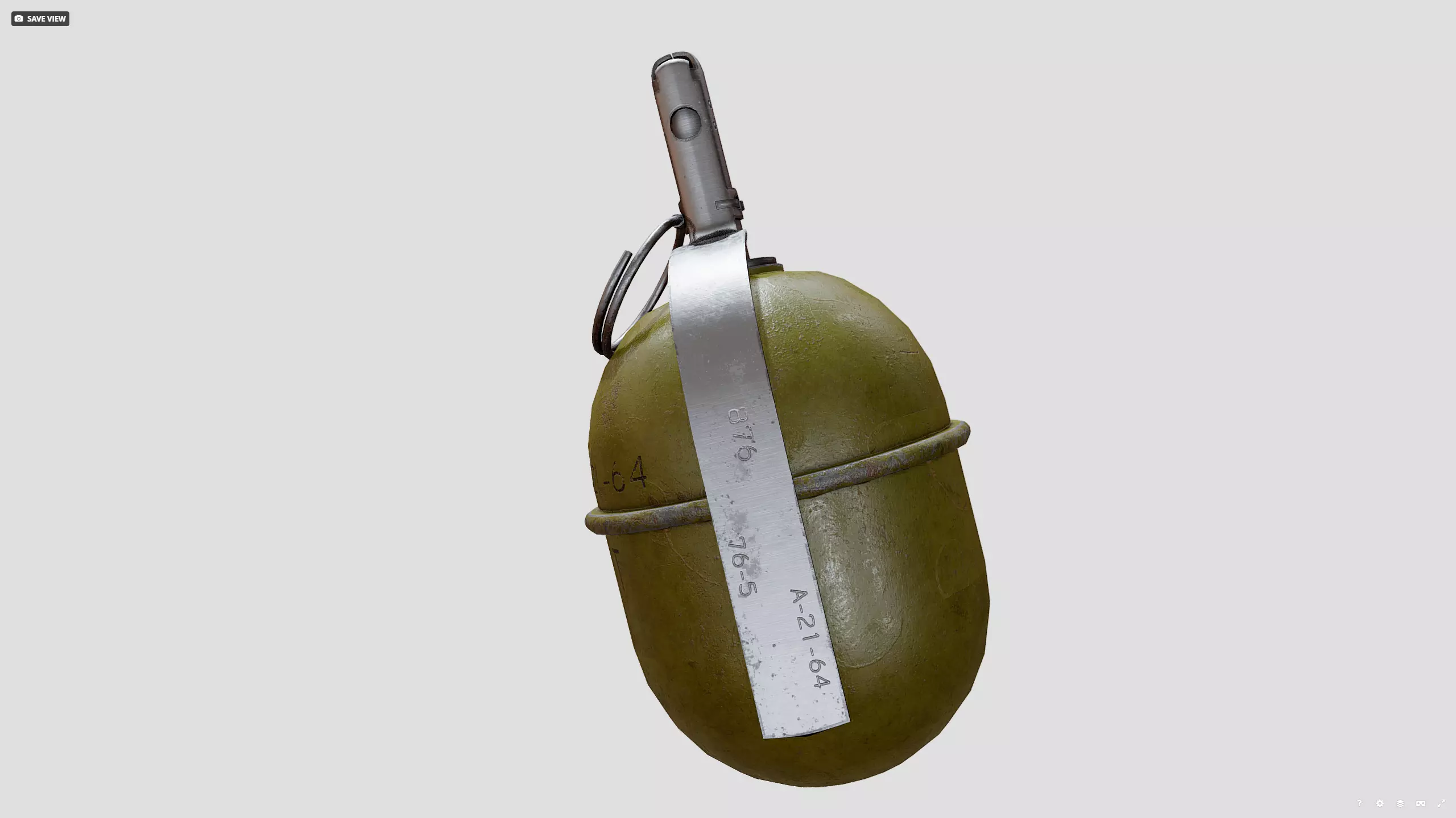 RGD5 grenade Low-poly 3D model_12