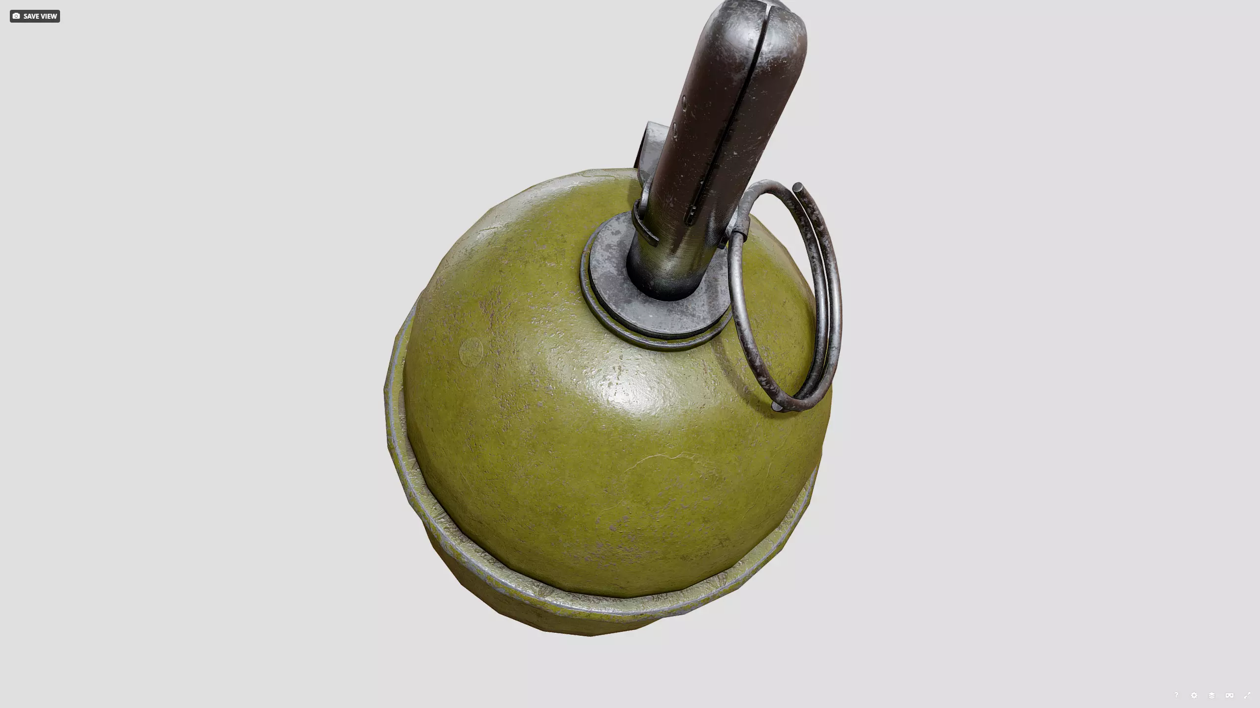 RGD5 grenade Low-poly 3D model_6