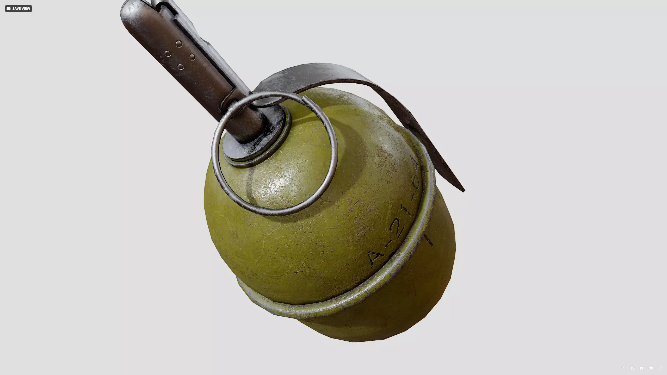RGD5 grenade Low-poly 3D model_7