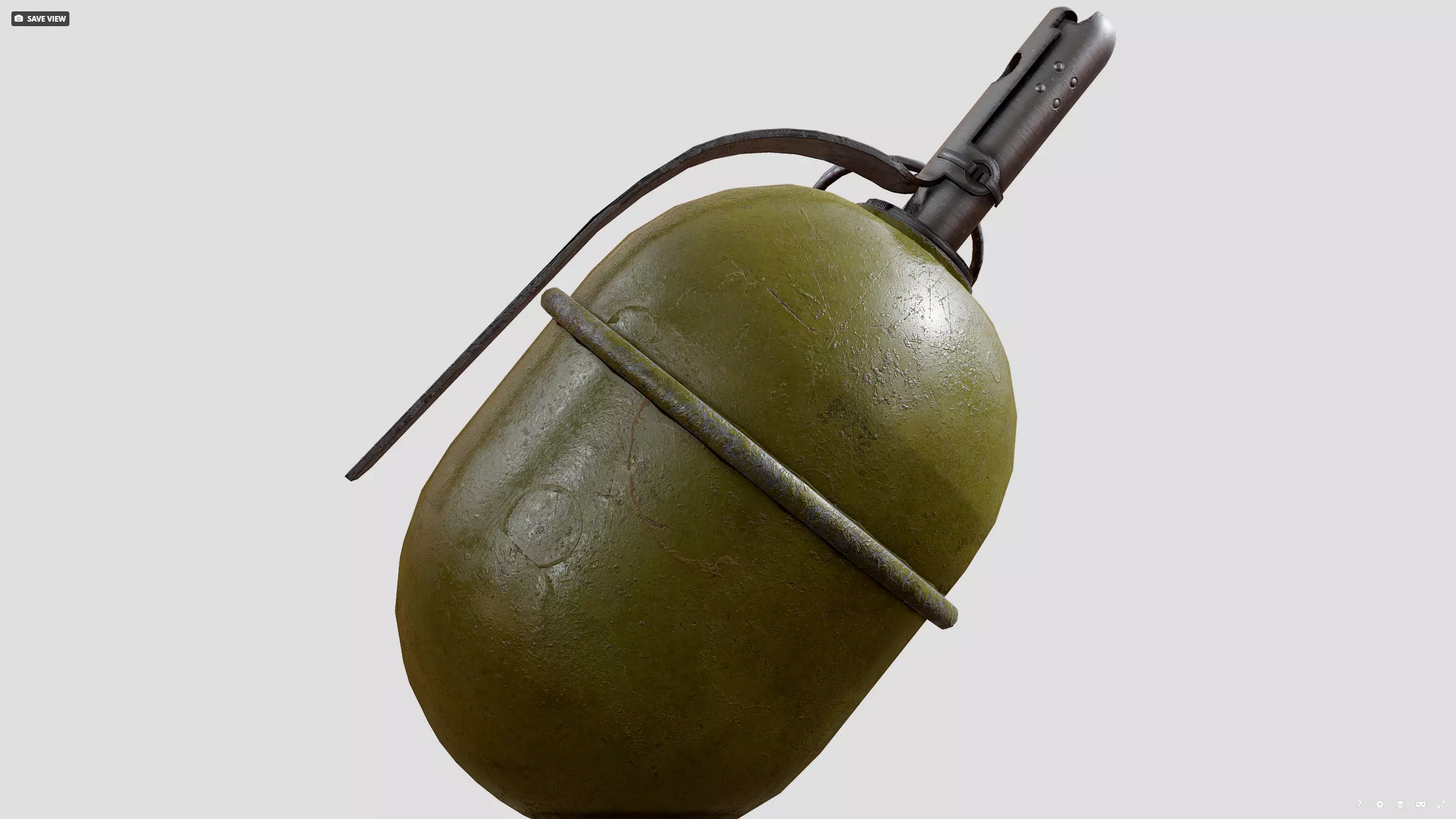 RGD5 grenade Low-poly 3D model_4