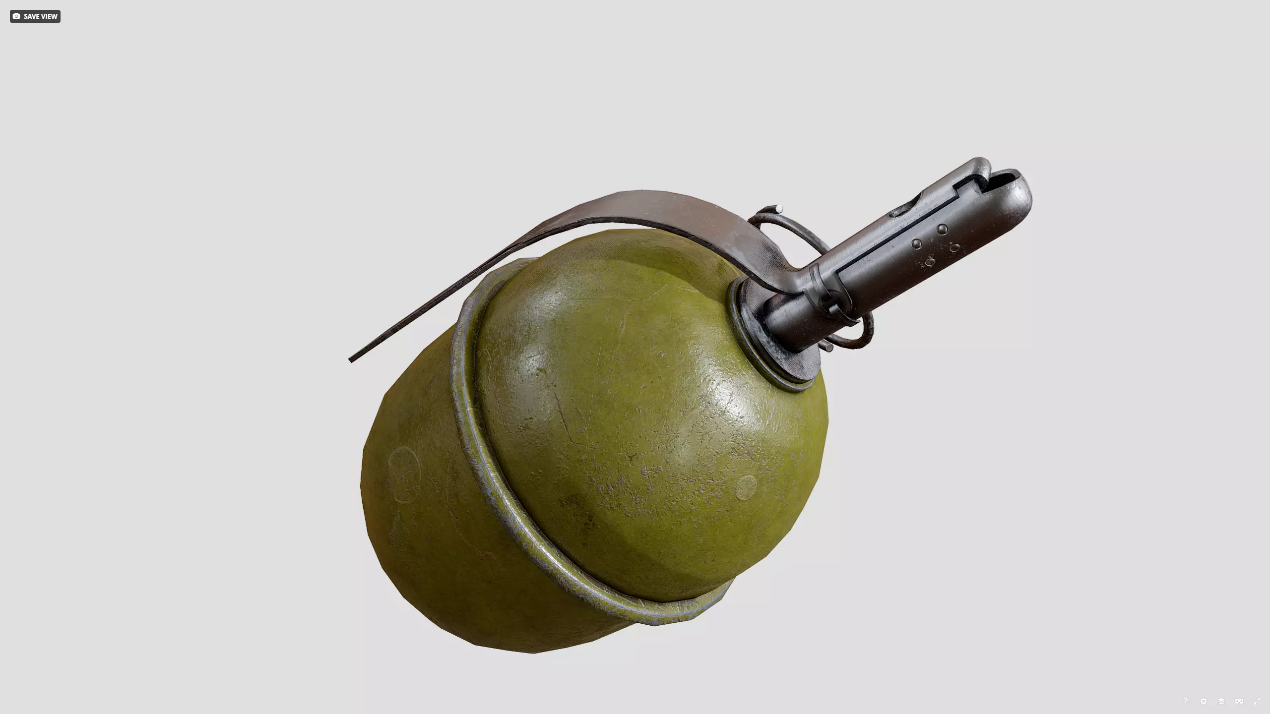 RGD5 grenade Low-poly 3D model_10