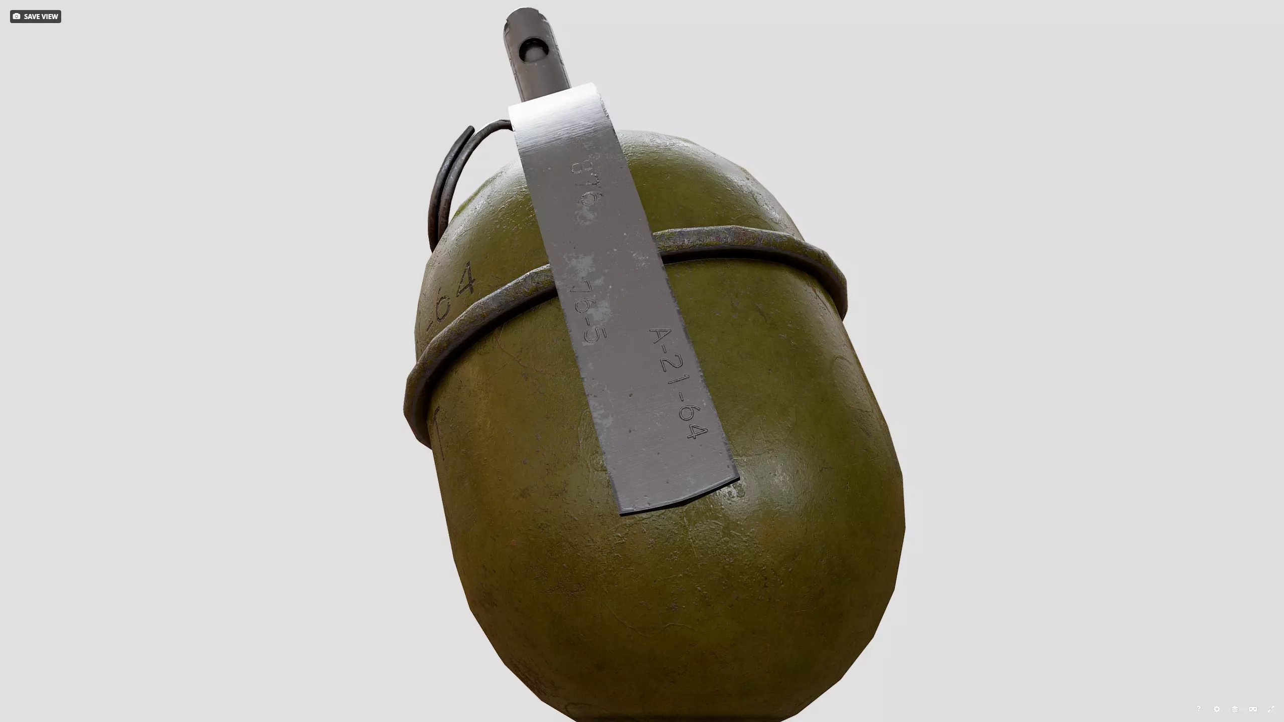 RGD5 grenade Low-poly 3D model_2