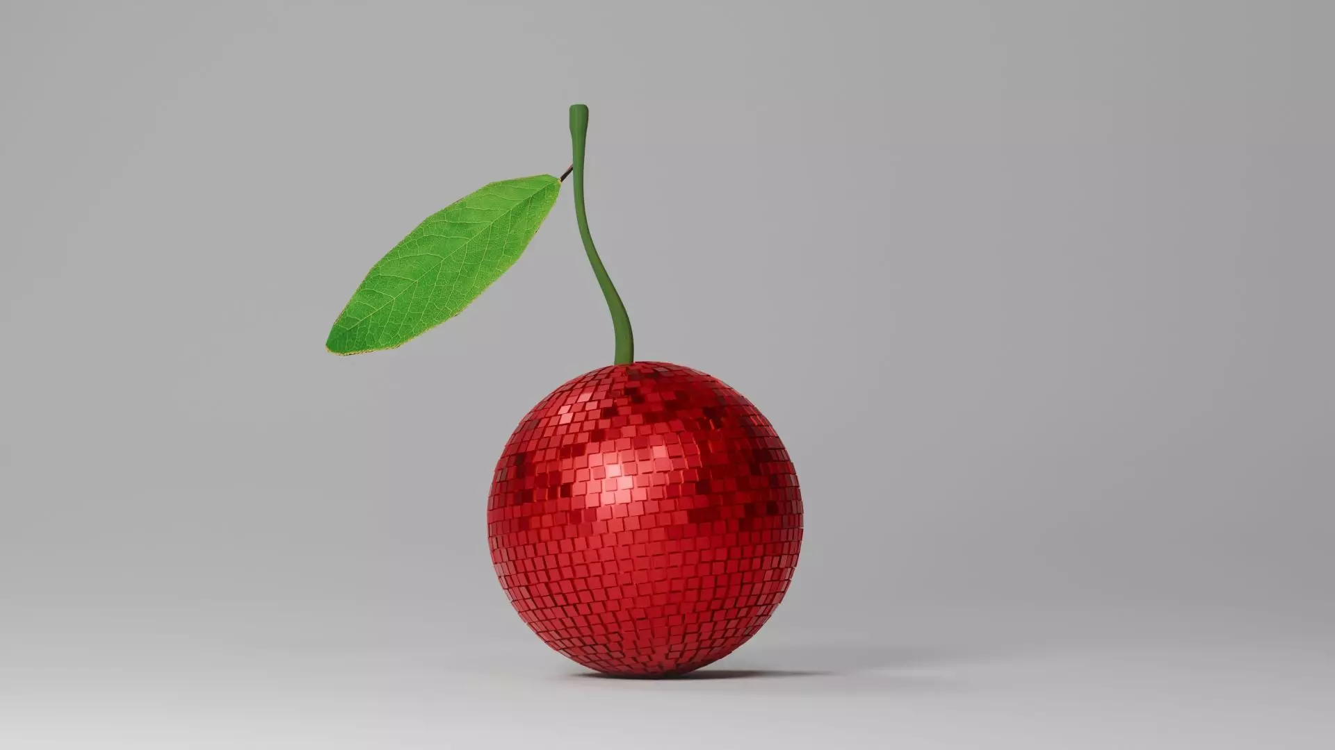 Festive Disco Cherry 3D model_4