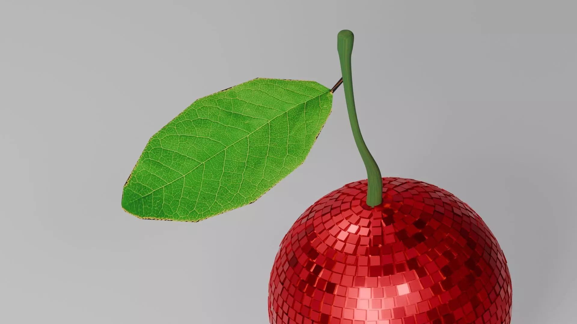 Festive Disco Cherry 3D model_8