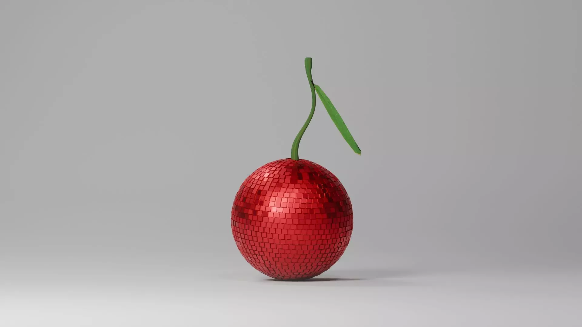 Festive Disco Cherry 3D model_7