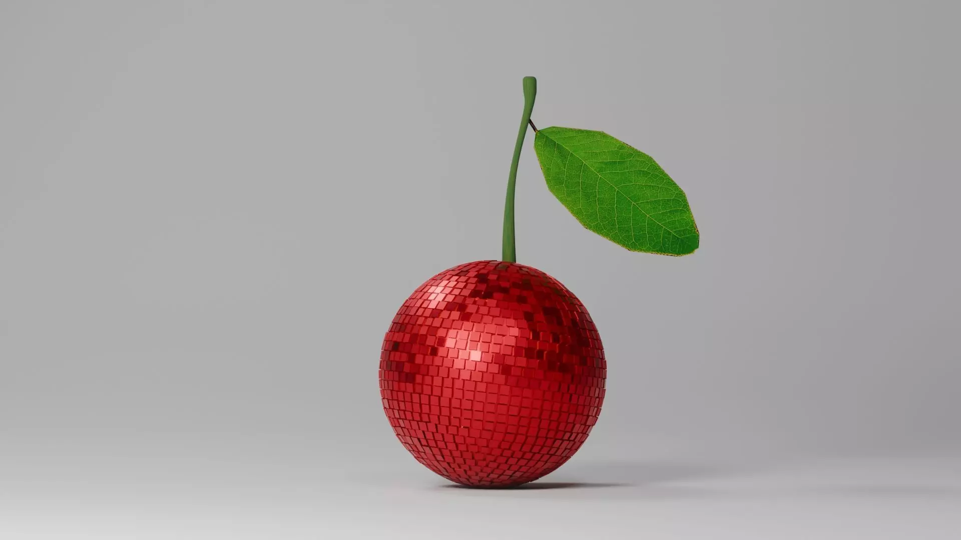 Festive Disco Cherry 3D model_1