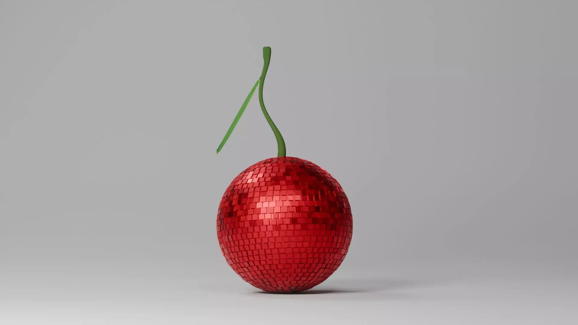 Festive Disco Cherry 3D model_3