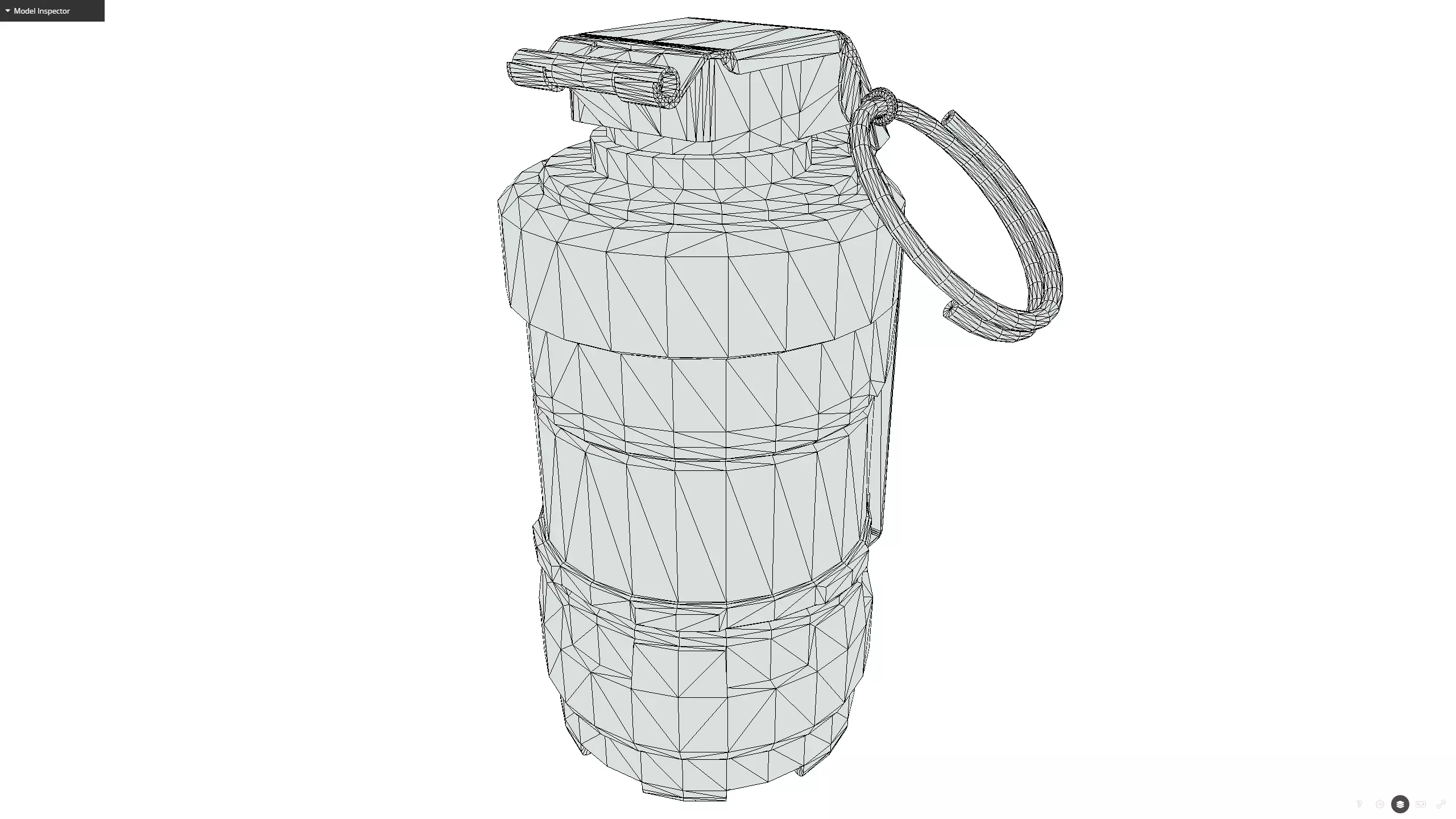 sci-fi grenade Low-poly 3D model_18