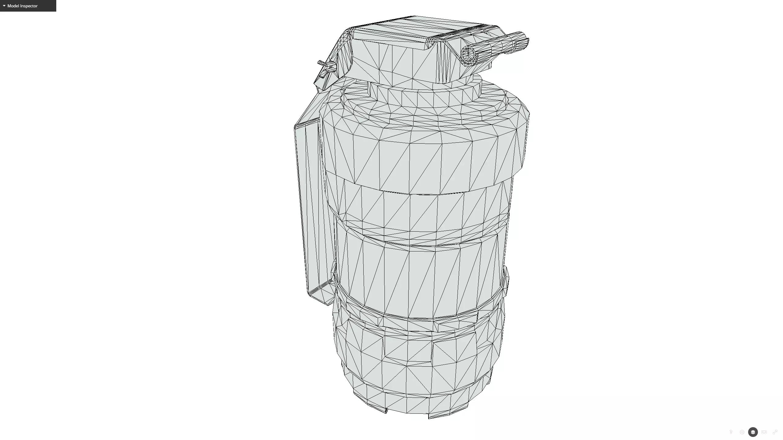 sci-fi grenade Low-poly 3D model_17